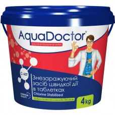 Химия для бассейнов хлор AquaDOCTOR C60-Т 4 кг
